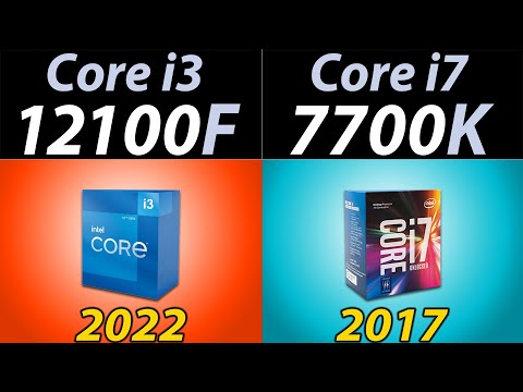 i3-12100F Vs. i7-7700K | How Much Performance Improvement?
