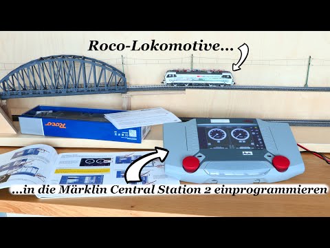 Christian's Model Railway - Basic Tutorial - Programming Roco locomotives into the Märklin Centra...