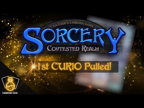 Sorcery Contested Realm: First CURIO Card of the REALM!