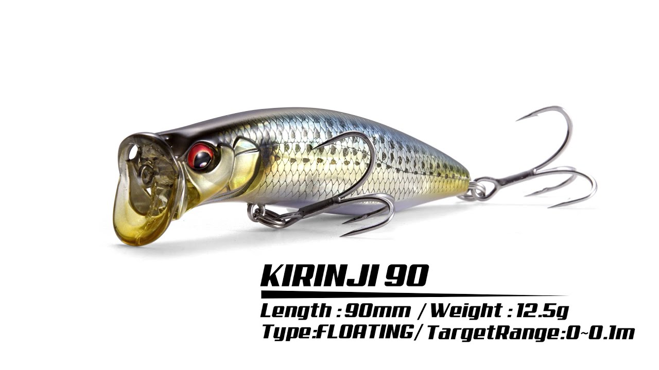Mồi câu Megabass KIRINJI 90F – 90mm / 12.5g