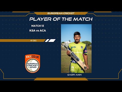 MOM: Q.Amin - KSA vs ACA | Highlights | FanCode ECS Greece Day 4 | Greece 2021