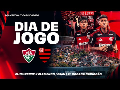 🔴 AO VIVO: FLUMINENSE X FLAMENGO | PRÉ-JOGO + NARRAÇÃO | CARIOCÃO (25/01/26)