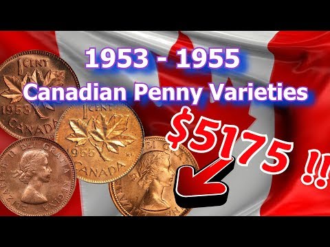 Canadian Shoulder Strap Penny Varieties You Should Know Ep.4 - 1953, 1954, 1955 NSF Pennies