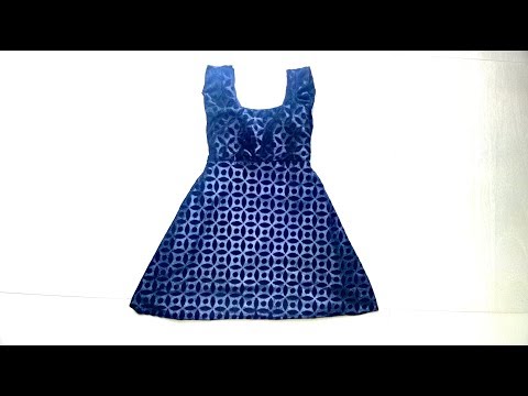 Baby frock cutting and stitching and zipper fixing full video Video