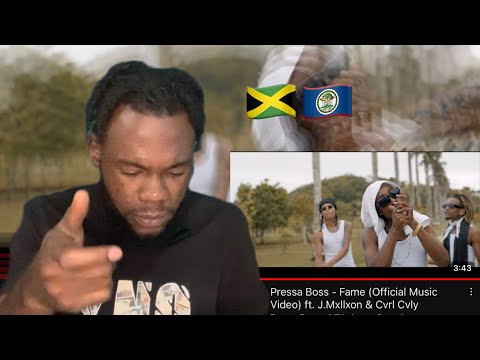 Jamaican Reacts To Belize Music Pressa Boss - Fame (Official Music Video) ft. J.Mxllxon & Cvrl Cvly