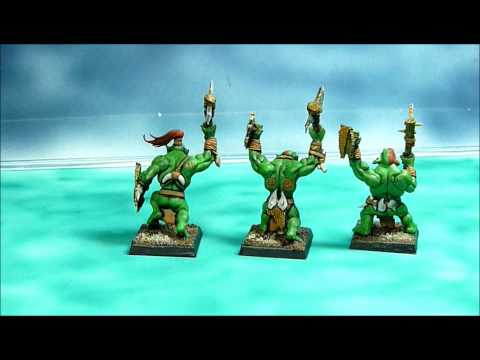 Warhammer new Savage Orc boyz painted