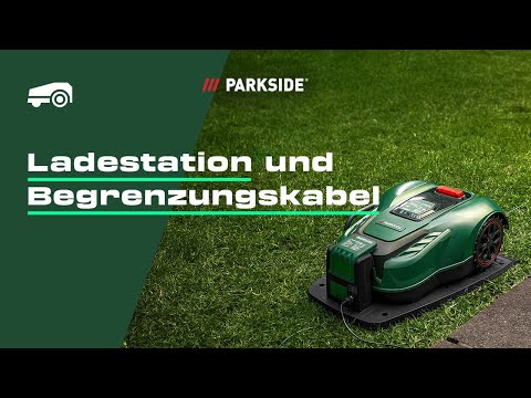 Ladestation aufbauen & Begrenzungskabel verlegen | PARKSIDE 20 V Mähroboter