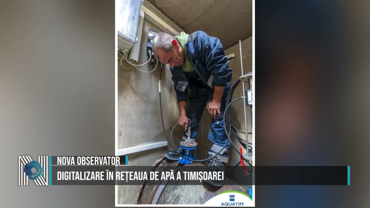 Digitalizare în rețeaua de apă a Timișoarei