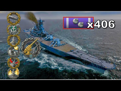 X Shikishima - 327K DMG - World of Warships