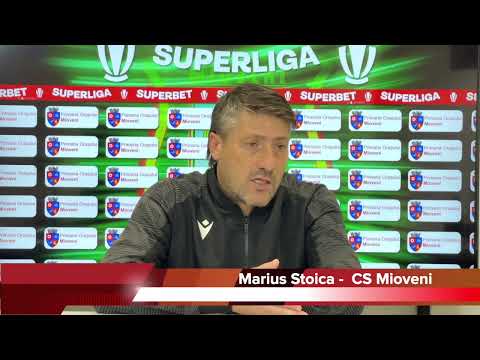 Conferinta de presa CS Mioveni inainte de meciul cu U Craiova - Marius Stoica