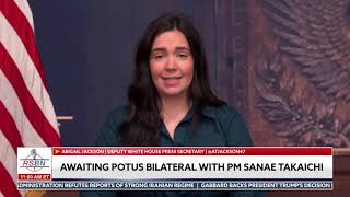 WATCH: White House Deputy Press Sec. Abigail Jackson Talks Democrat Shutdown with RSBN - 03/19/26