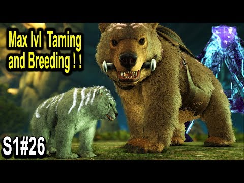 ARK ABERRANT DIRE BEAR TAMING & BREEDING (MAX LVL)!! Ark Survival Evolved Aberration Gameplay Ep26