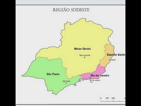Brasil: Região Sudeste – Estados e Capitais