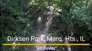 "Alt Kevlar" trail ride, downhill.