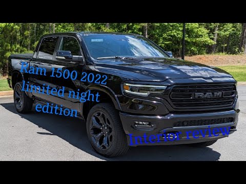 My New Ram 1500 Limited Night Edition interior review