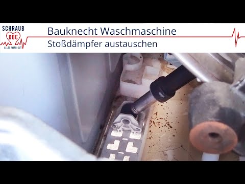 Bauknecht washing machine spins very loudly and jumps around - replace shock absorbers
