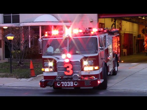 Montgomery County Engine 703 Bravo Responding