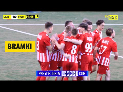 tv.nsk.pl [bramki] KS Sokół Serock - PWKS Huragan Wołomin 4:0 (1:0) 2023-05-26 g. 19:30