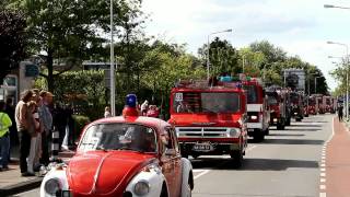 preview picture of video 'Brandweer defilé groot succes in Drachten'