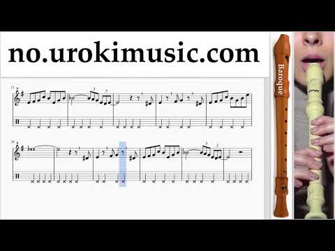 Blokkfløyte Kurs (Barokk) The Pink Panther - Theme Song Trening Studie Del 2 um-i935