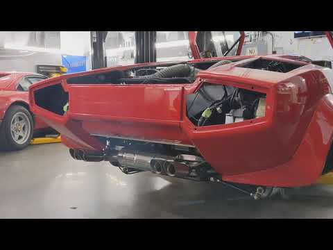 1986 Lamborghini Countach 5000QVI Tubystyle Muffler Sound
