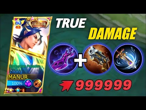 TOP GLOBAL ZILONG BRUTAL BUILD😱 RANK GAME BEST BUILD 2023