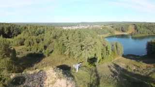 preview picture of video 'Ignalina nuo apžvalgos bokšto / Panorama of Ignalina'