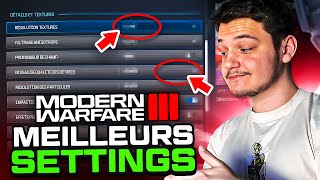 LES MEILLEURS PARAMETRES POUR MW3 !