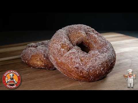 Easy Cinnamon Sugar  Yeast Dough Donuts Recipe