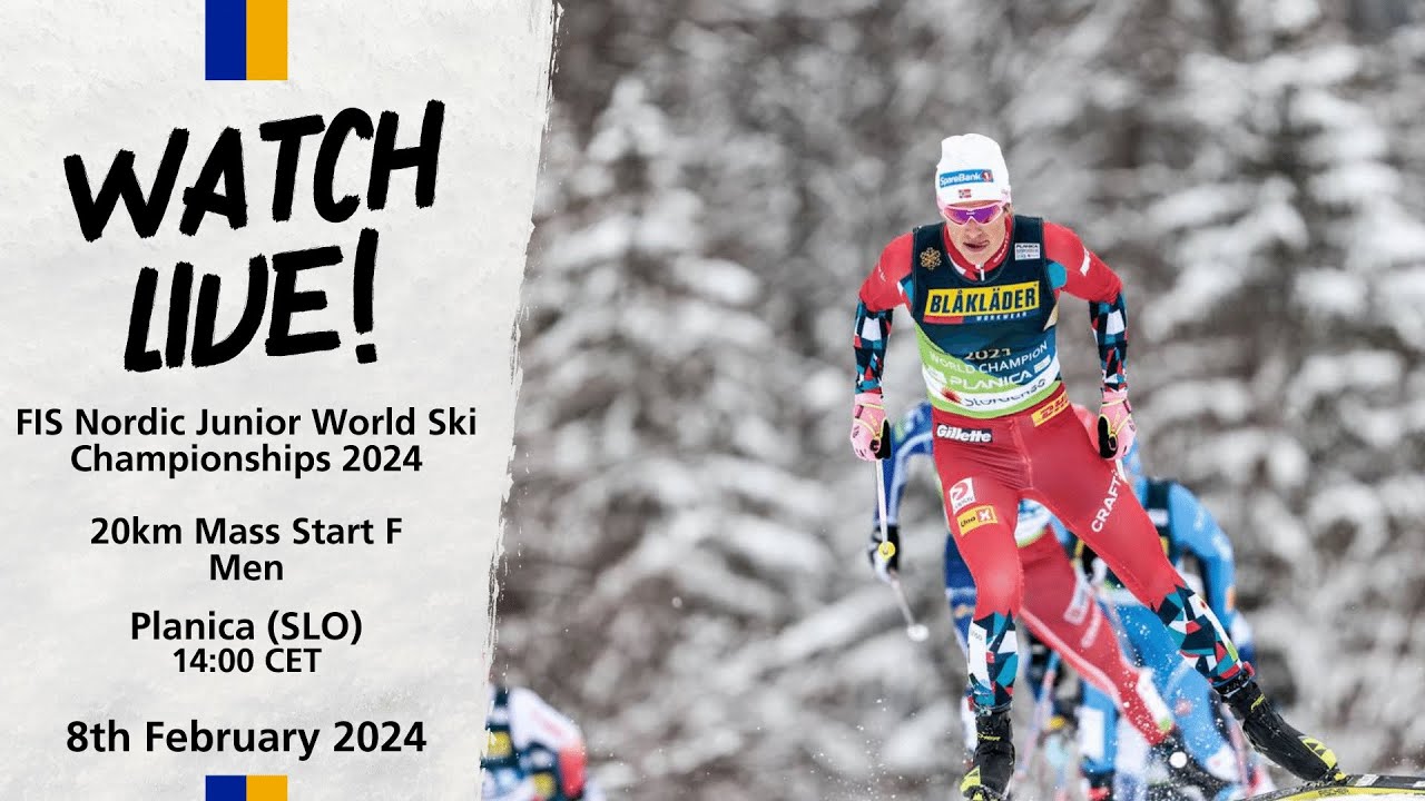 LIVE: U23 FIS Nordic Junior World Ski Championships 2024 - 20KM Mass Start F Men