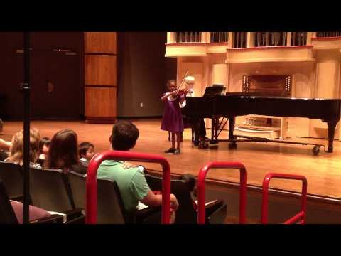 Danka Ndubuisi - Minuet nr 2 by J.S. Bach  05. 18. 2013