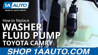 How to Replace Washer Pump 97-01 Toyota Camry
