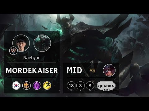 Mordekaiser Mid vs Akali - KR Challenger Patch 9.24