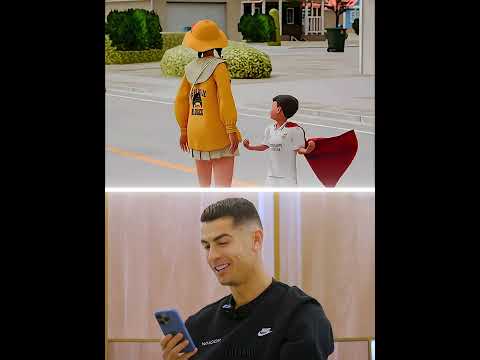 Ronaldo Reacts To Meteor Vs Footballers 🗿🥶#football #ronaldo #messi #animation #funny #edit #neymar