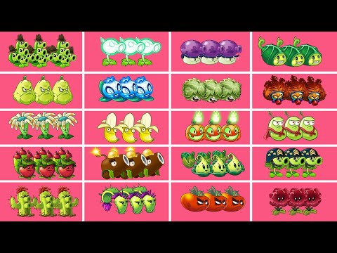 Random 20 Best Plants Battlez - Who Will Win ? - PvZ 2 Team Plant