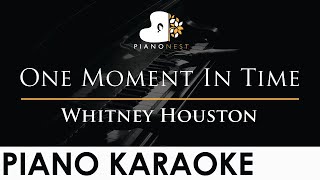 Download lagu Whitney Houston - One Moment In Time - Piano Karaoke Instrumental Cover with Lyrics mp3