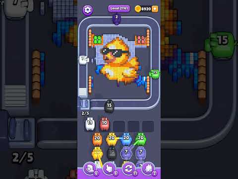 Pixel Flow Level 2741 Walkthrough