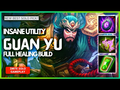 FAE-BLESSED HOOPS makes Guan Yu a TOP TIER SOLO! - Guan Yu Solo SMITE Conquest Gameplay