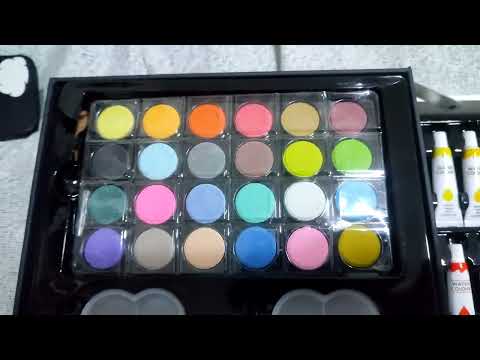 Unboxing 145 pcs coloring set with free set 42 pieces