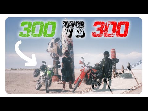 Testing our Luck on Dual Sport 300's | KLX300 vs CRF300L ADV Lite Motorcycle Shootout