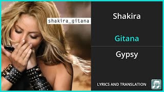 Shakira - Gitana Lyrics English Translation - Spanish and English Dual Lyrics  - Subtitles Lyrics