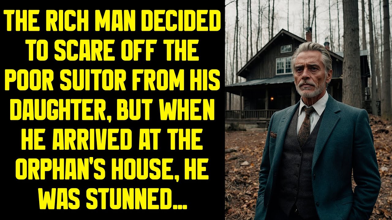 The rich man decided to scare off the poor suitor from his daughter, but when he arrived...