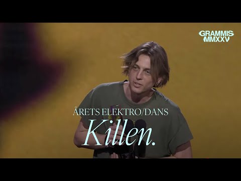 Vinnare Årets Elektro/Dans: Killen. (Grammis 2025)