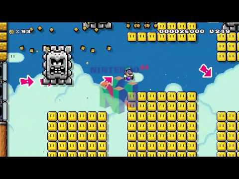Super Thwomp World by Hylurenz 🍄 Super Mario Maker 2 🍄 No Commentary AAD