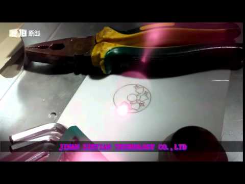 fiber laser marking machine+cutting milky Polyester Sheet