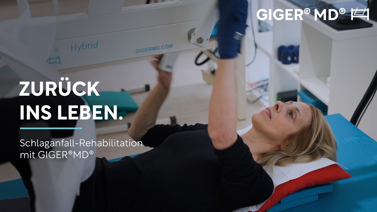 Schlaganfall-Patientin berichtet über Folgen, Psyche und Erfolge mit GIGER® MD® Therapie