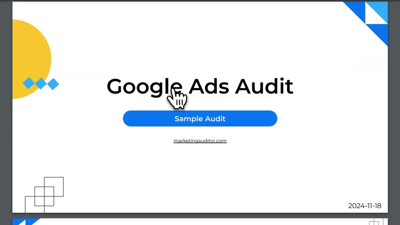 Marketing Auditor Demo