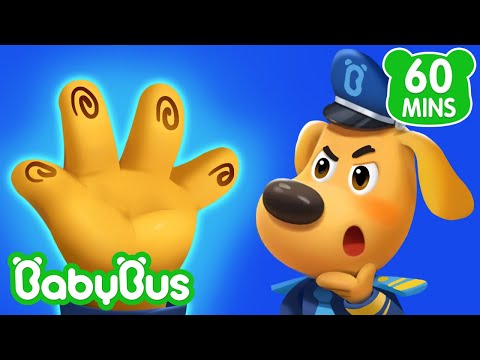 Capa de Impressões Digitais Únicas | Detetive Labrador Compilação | Desenhos Animados 🐼 por BabyBus