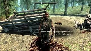 Skyrim Mod Review: Falskaar Part 10: Ambushed Caravan And The Reinaldur Farmstead