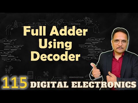 Implementation of Full Adder using Decoder Combinational circuit in Digital Electronics FullAdder